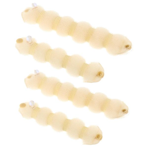 

4pcs fashion hair bun maker donut makers design styling tools, Brown