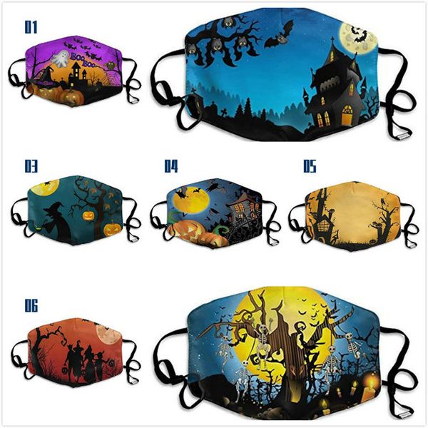 

high-quality masks halloween mask 3d dustproof digital printing mask