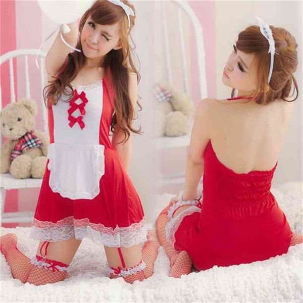 

role play stage costume sweetheart maid costume / uniform temptation 2033, Black;white