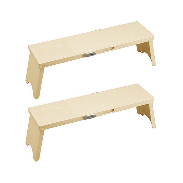 

camp furniture 2pcs with cup holder folding table easy clean waterproof personal outdoor camping weather proof pp garden bbq mini portable