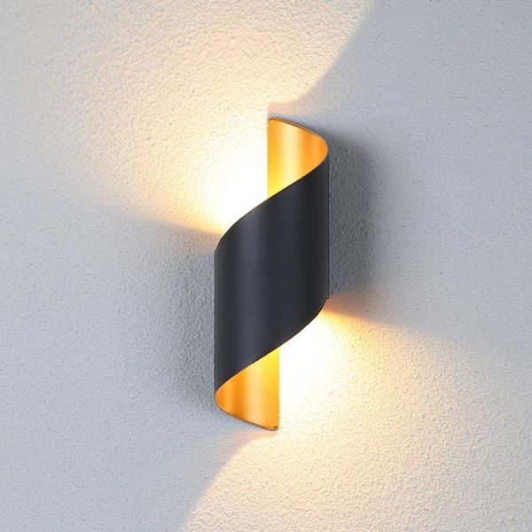 

outdoor/indoor led wall lamp 2*5w up and down modern minimalist terrace balcony corridor courtyard ip65 waterproof outdoor lamps