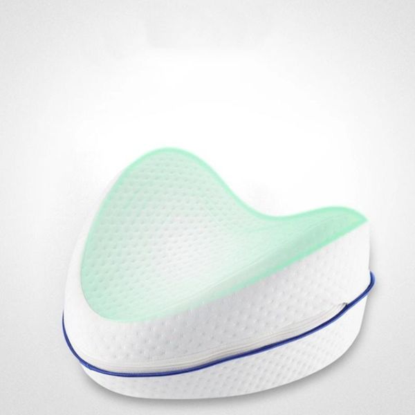 

home pregnancy body memory foam pillow orthopedic knee leg wedge foot cushion for side sleeper sciatica relief or pillowcase