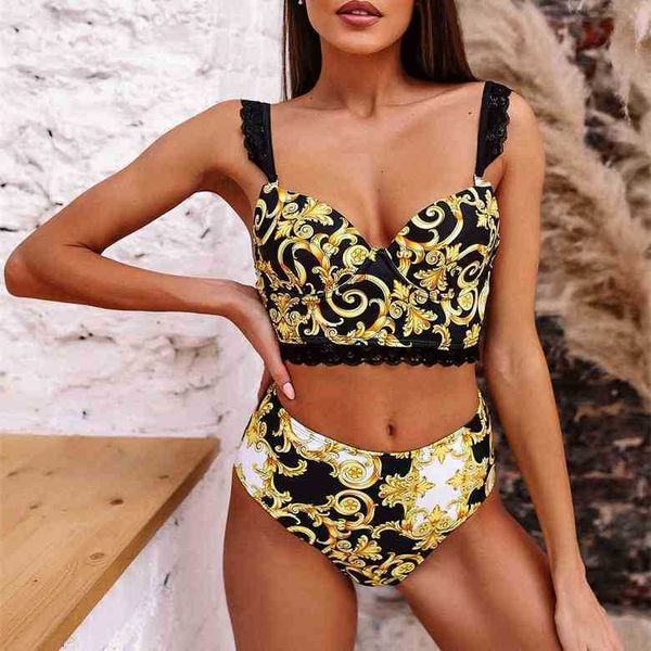 

fashion swimwears explosive style swimwear european split swimsuit lace straps detachable bikini push up women's without steel ri vc25, White;black