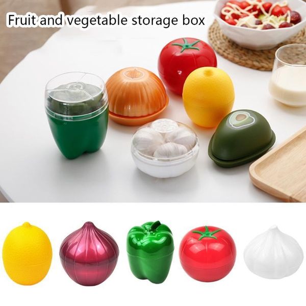 

storage bottles & jars kitchen crisper vegetable container onion garlic tomato green pepper refrigerator fresh box