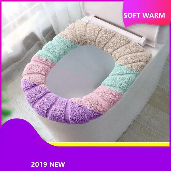 

simple mat winter portable padded toilet paste type vibrato seat cover set covers