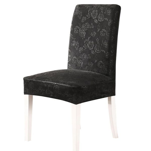 

4pcs/set stretch dining chair cover crystal velvet slipcover for wedding el banquet extensible protector covers