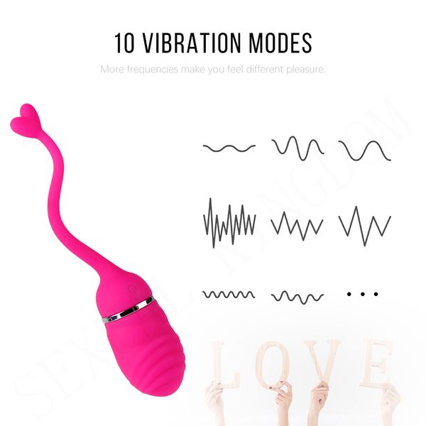 

massage jump egg wireless remote control 10 frequency vaginal exercise a key control multiple stimuli g-spot stimulation toys