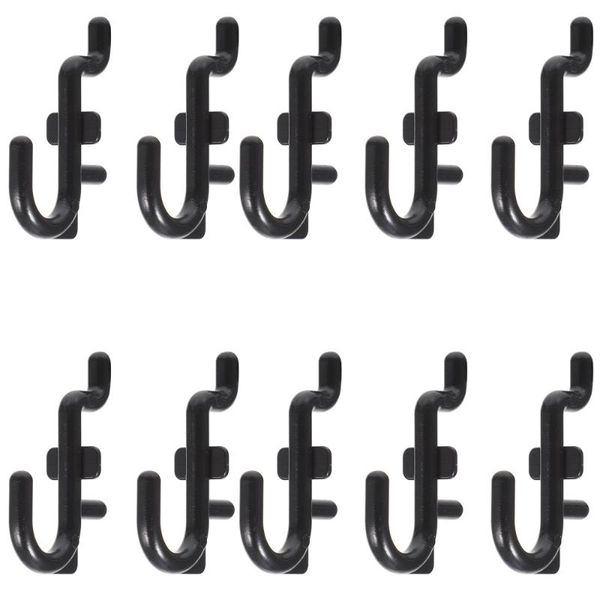 

hooks & rails 100 pcs storage hook replacement j shape peg for board organizer tool