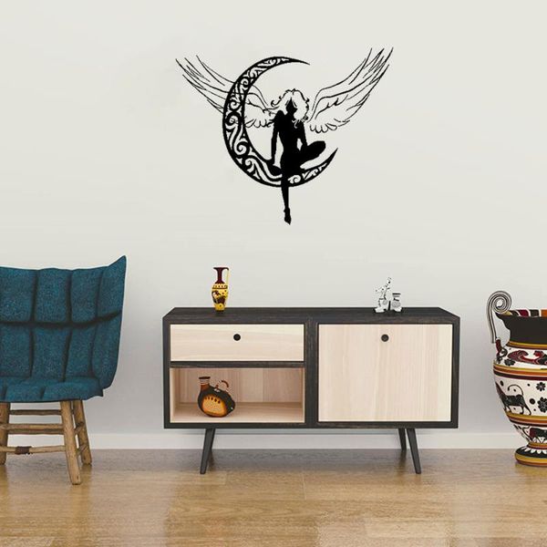 

wall stickers creativity angel wings girl sticker waterproof decal motorcycle window art mural dw4746