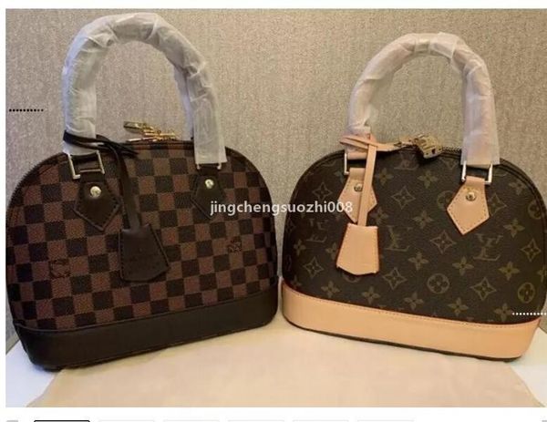 

gglvlouisvittonyslvutton flower alma bb shell package classic bag clutch handbag luxurys designers bags women, Red;black