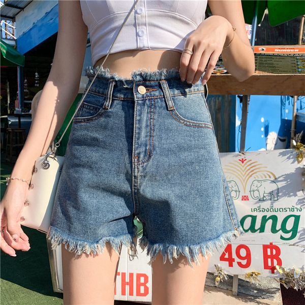 

shorts women's spring and summer clothes 2019 new korean chic straight wide leg pants, White;black