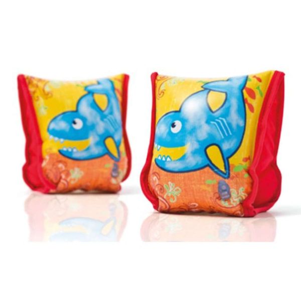 

swimming ring intex56659 swimming blue whale cloth inflatable sleeve children's arm floating ring
