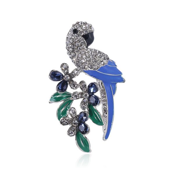 

factory new fashion creative jewelry enamel drop oil parrot versatile animal brooch christmas