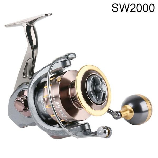 

stainless steel fishing spinning reel metal spool bearings sw2000 trolling outdoors sports gadgets for baitcasting reels
