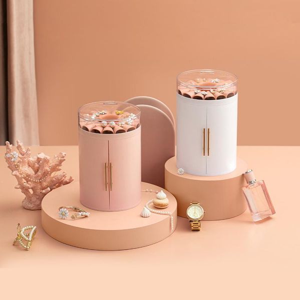 

5-layer capacity jewelry box travel organizer multifunction transparent necklace earring ring storage women gifts boxes & bins