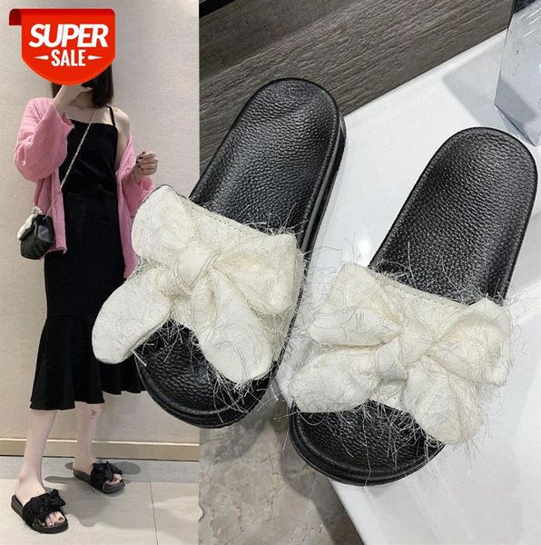 

fairy style sandals and slippers for women's outer wear #it73, Black