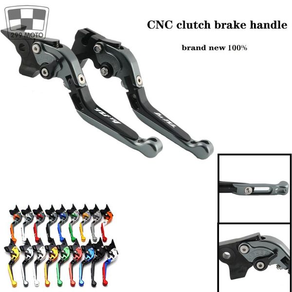 

motorcycle brakes laser logo (yzf r1) foryamaha yzf r1 2002 2003 cnc expandable folding brake clutch lever