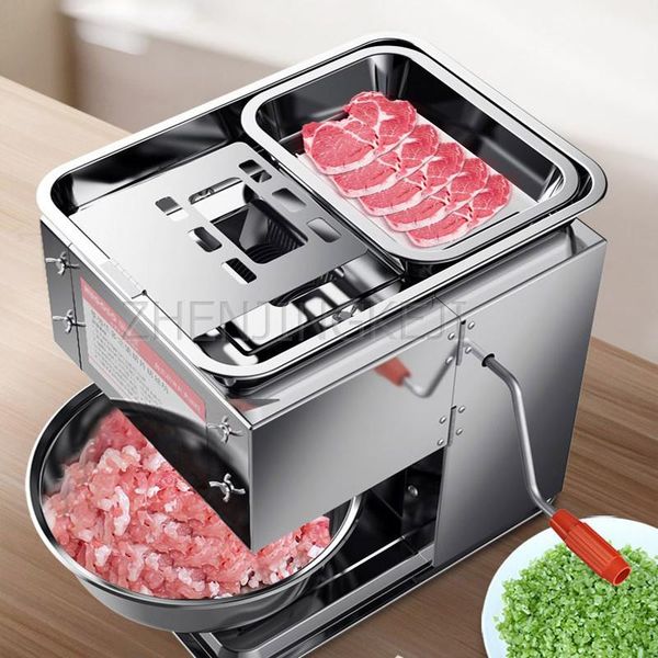 

220/110v electric deskmeat slicer commercial household fully automatic shredded sliced vegetables cooked mechine grinders