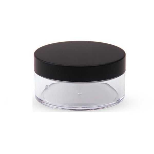 

1pc 50g plastic empty loose powder pot with sieve cosmetic makeup jar container travel refillable perfume cosmetic sifter caja de polvo suel