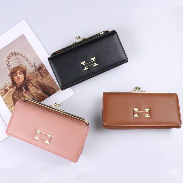 

wallets tiffany's high end lady's wallet long korean fashion letter zero wallet mobile, Red;black