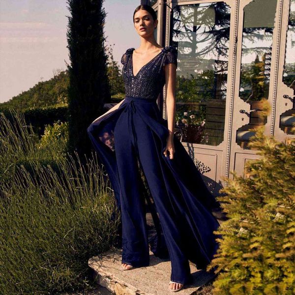 

fashion winter sleeveless solid women romper colors v neck lace party evening gown jumpsuits elegant ol wide leg overalls g3, Black;white