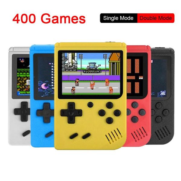 

portable retro game console for fc built-in 400 games 8 bit mini handheld player child toy gift players