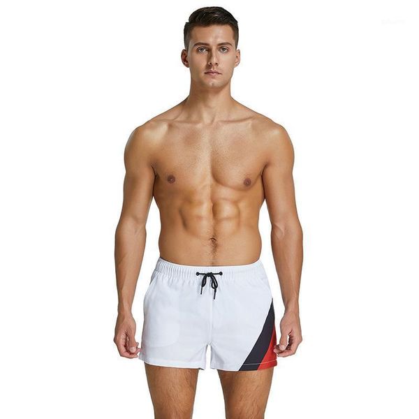

men's shorts home casual pocket sports pants, White;black