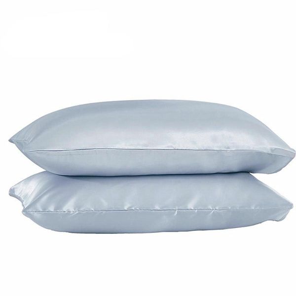 

pillow case 1pcs cover silk cushion 19 colors to choose softer pillowcase quality