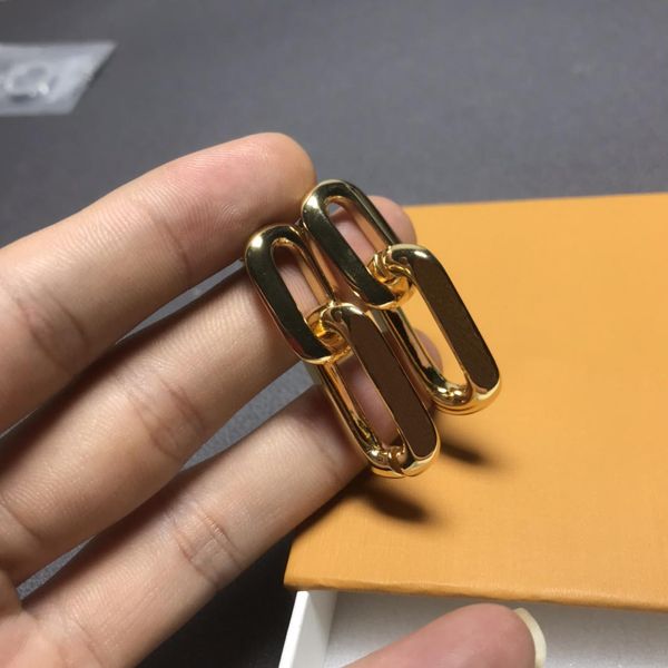 

womens fashion earrings jewelry lady classic designers ear cuff letters print pattern party wedding engagement with box 2021, Silver