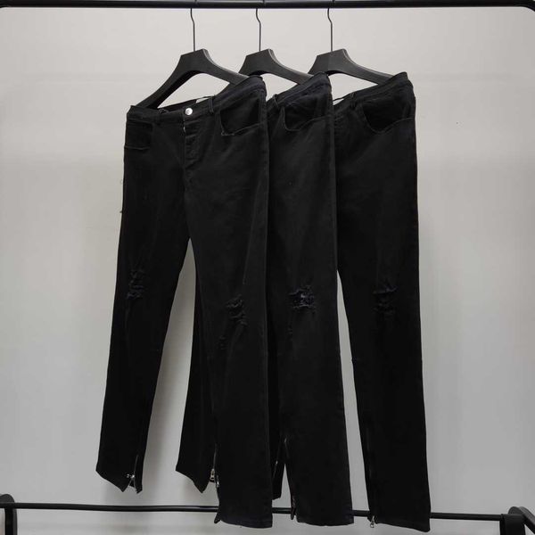 

men's jeans grace of god 6th casual spring high street anguished hip-hop washed jeans, Blue