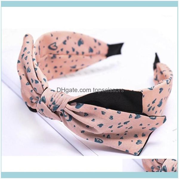 

& tools productswomen summer hair aessories sweet hearts print headband bowknot hairband adults headwear wide bow1 drop delivery 2021 hc