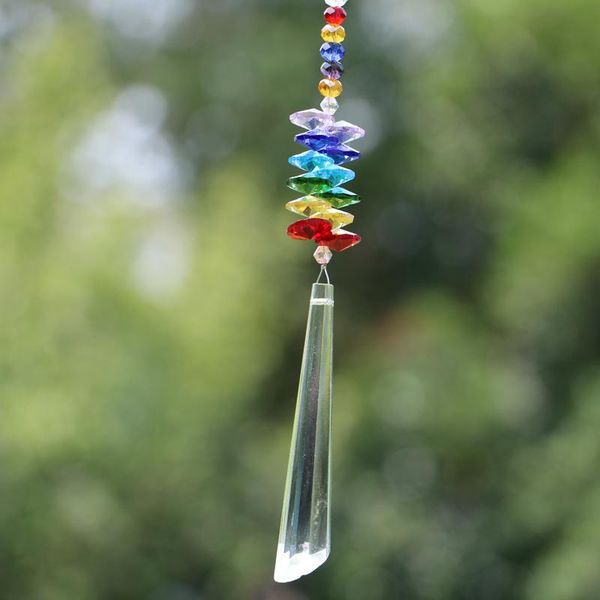

crystal garden suncatcher chandelier prisms pendants parts rainbow maker hanging drop party home decor wedding decoration decorations