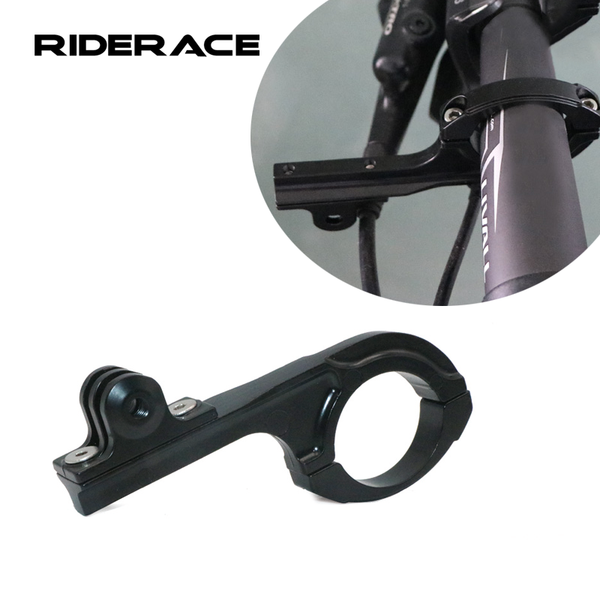 

bicycle handlebar bar clamp mount holder adapter aluminum alloy cycling for hero 5/4/3 camera extension bracket light lamp car & truck racks