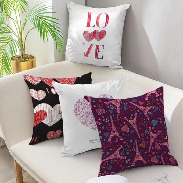 

love heart pillow cover home wedding party decoration decorative pillowcases for sofa office chairs throw cushion/decorative