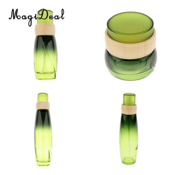 

empty glass makeup container face cream jars pump spray eye bottle skin care products case for travel storage bottles &