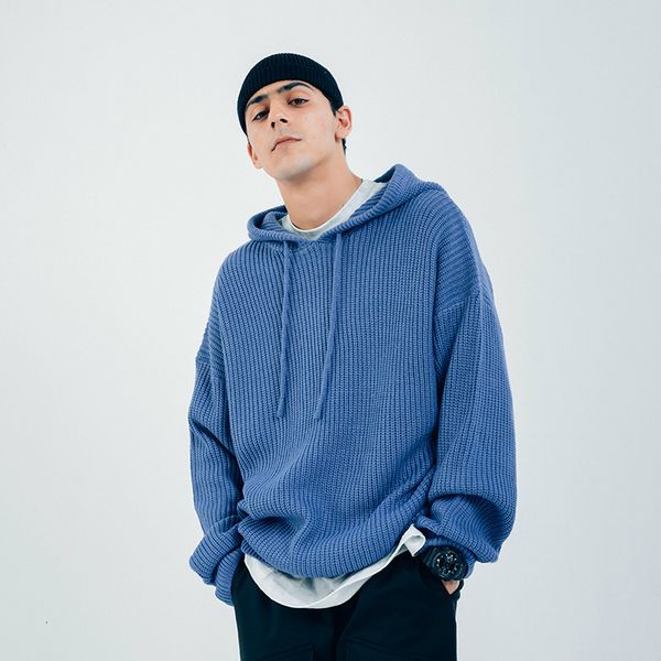 

men's hoodies & sweatshirts outono inverno malhas luz azul hoodie masculino solto oversized do vintage bonito casual moletom com c, Black