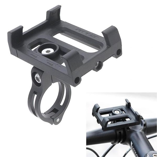 

car & truck racks gub g-84 mount bracket handlebar clip stand bicycle adjustable phone holder anti-slip bike for 3.5-6.2inch