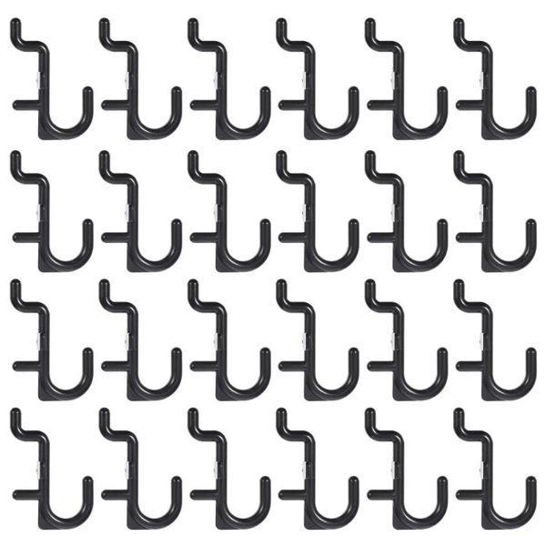 

hooks & rails 50 pcs storage hook replacement j shape peg for board organizer tool