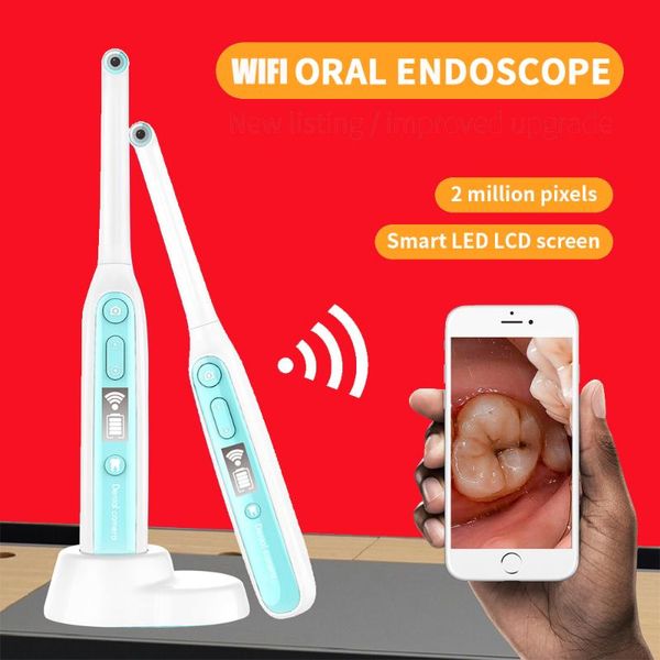 

wireless wifi dentist oral endoscope intraoral dental camera for android teeth inspection hd real-time video tool ip cameras