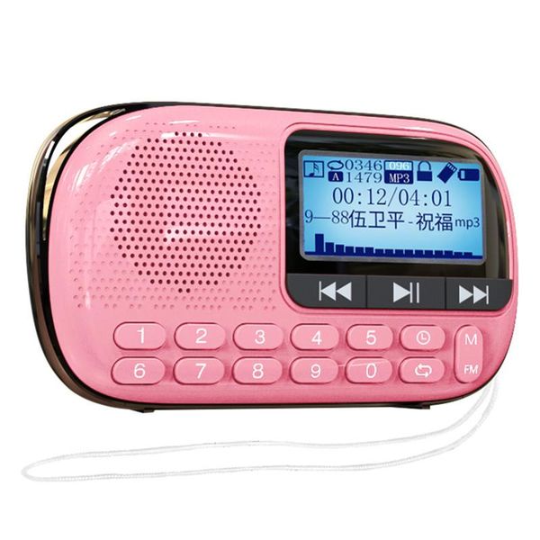 

& mp4 players tf card u disk music mp3 player portable digital keypad fm radio lcd hd screen broadcast usb charging radios big horn speaker