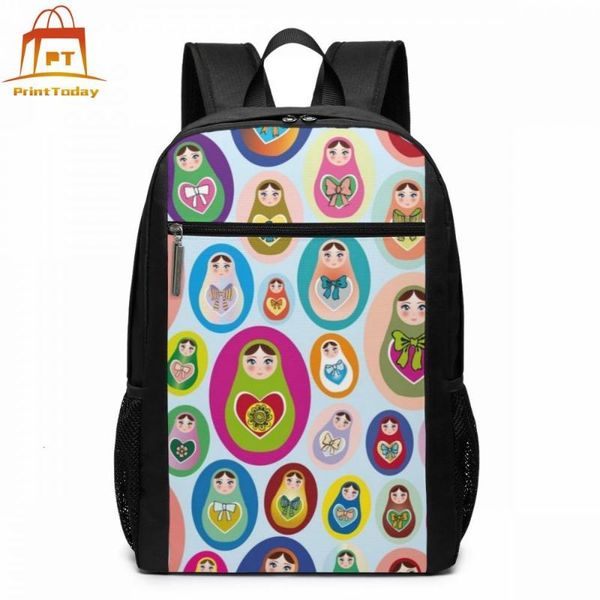 

backpack matryoshka backpacks travel bag multifunction pattern student bags