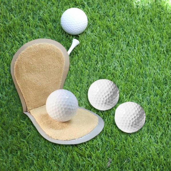 

golf training aids gray terry lined ball cleaner towel wiper cleaning tool
