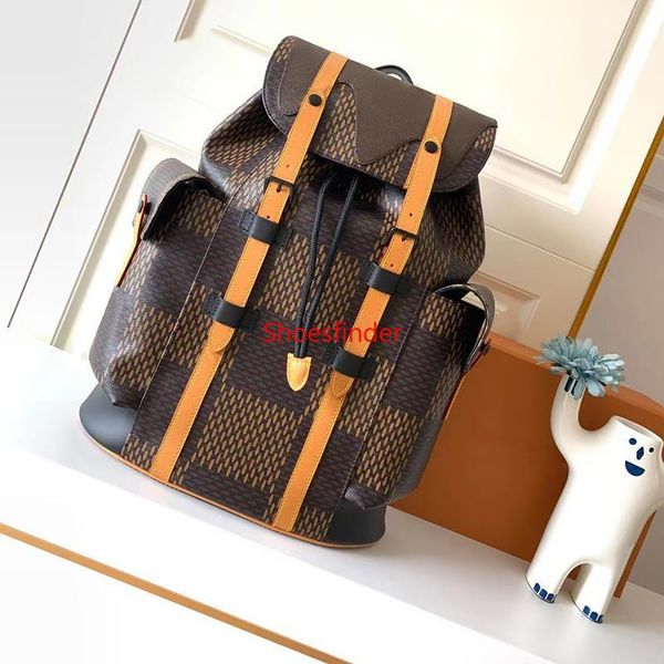 

style leather the details of the handmade edges are exquisite 40359 backpack interior zipper pocket fashion atmosphere bag