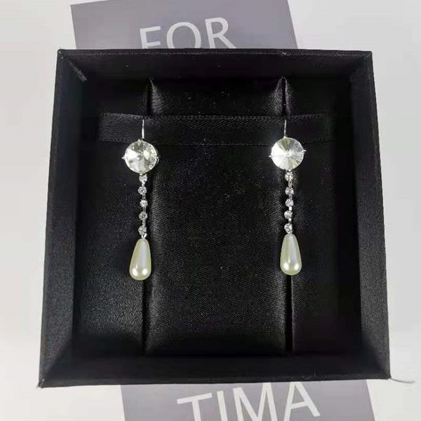 

special offer 70% off miao family's early spring new imitation crystal long line korean sweet temperament hook with feng shui drop pl e, Golden;silver