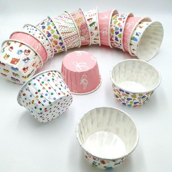 

aluminum cups with lids party paper baking no smell, cupcake liners disposable yogurt bowls standard & straws