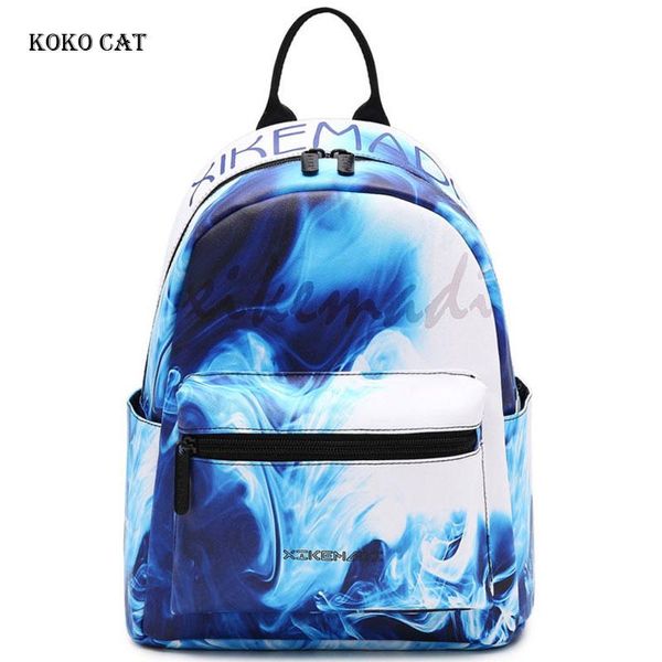 

koko cat waterproof teenagers girls backpack junior high student school bagstravel rucksack sac a dos mochila bolsos mujer bags