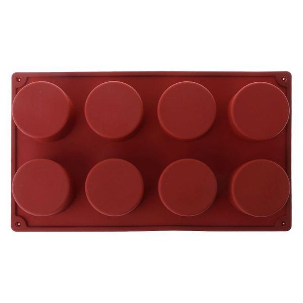 

cake tools 8 cavity muffin cups silicone mold cupcake chocolate cookie baking pan tray kitchen mould microwave safe