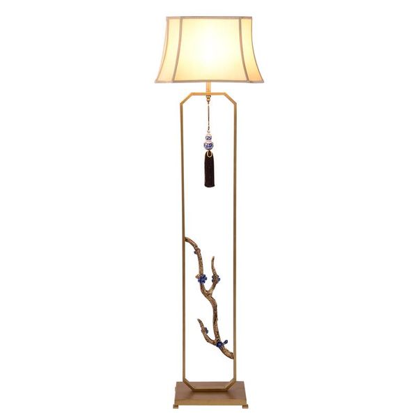 

chinese style zen branch floor lamp classical desk villa clubhouse home stay el bedroom bedside lamps
