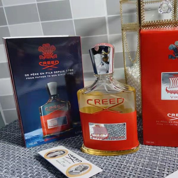 

promotion new 100ml red creed viking eau de parfum perfume men's spray lasting light fragrance gift