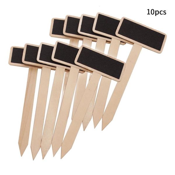 

10/20pcs bamboo plant label environmentally friendly t-shaped wood sign for gardening of seeds potted herbs flowers garden decorations